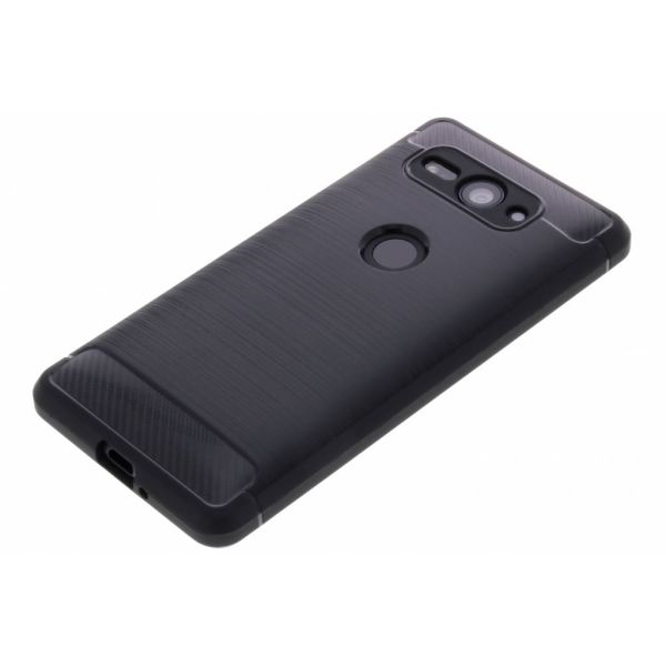 Schwarzer Brushed TPU Case Sony Xperia XZ2 Compact