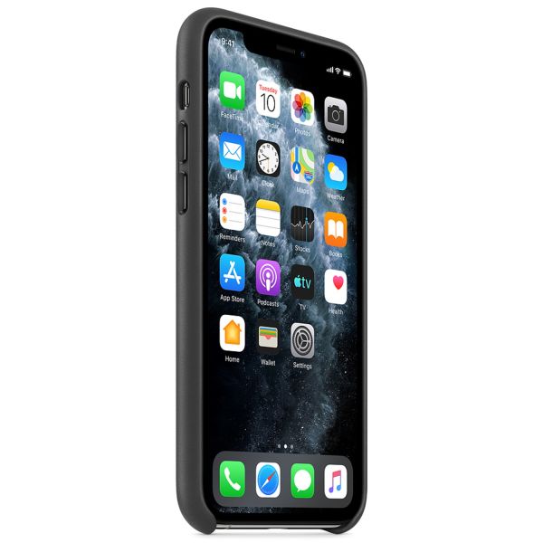 Apple Leder-Case Schwarz für das iPhone 11 Pro