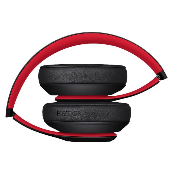 Beats Studio3 Wireless Bluetooth Kopfhörer - Drahtloser Over-Ear-Kopfhörer - Mit Active Noise Cancelling - Defiant Black / Red