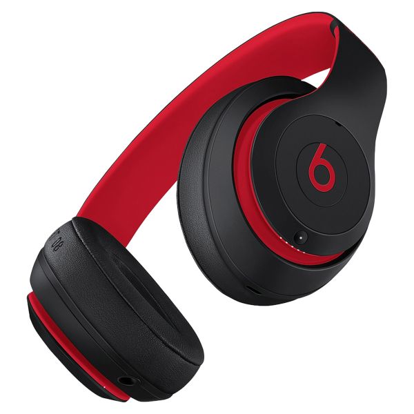 Beats Studio3 Wireless Bluetooth Kopfhörer - Drahtloser Over-Ear-Kopfhörer - Mit Active Noise Cancelling - Defiant Black / Red