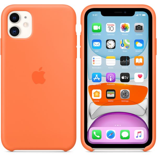 Apple Silikon-Case für das iPhone 11 - Vitamin C