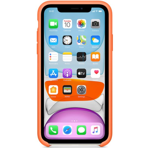 Apple Silikon-Case für das iPhone 11 - Vitamin C