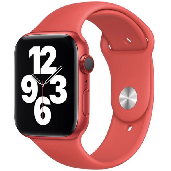 Apple Sport Band für Apple Watch Series 1-9 / SE - 38/40/41 mm / Series 10 - 42 mm - Crimson Red