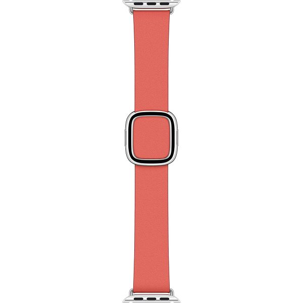 Apple Leather Band Modern Buckle für die Apple Watch Series 1-9 / SE - 38/40/41 mm / Series 10 - 42 mm - Größe L - Rosa