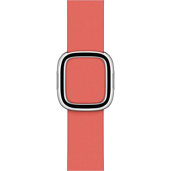 Apple Leather Band Modern Buckle für die Apple Watch Series 1-9 / SE - 38/40/41 mm / Series 10 - 42 mm - Größe L - Rosa