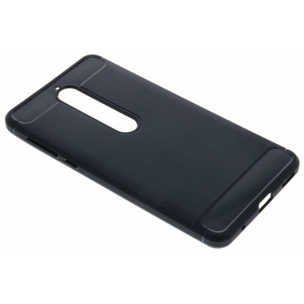Schwarzer Brushed TPU Case Nokia 6.1