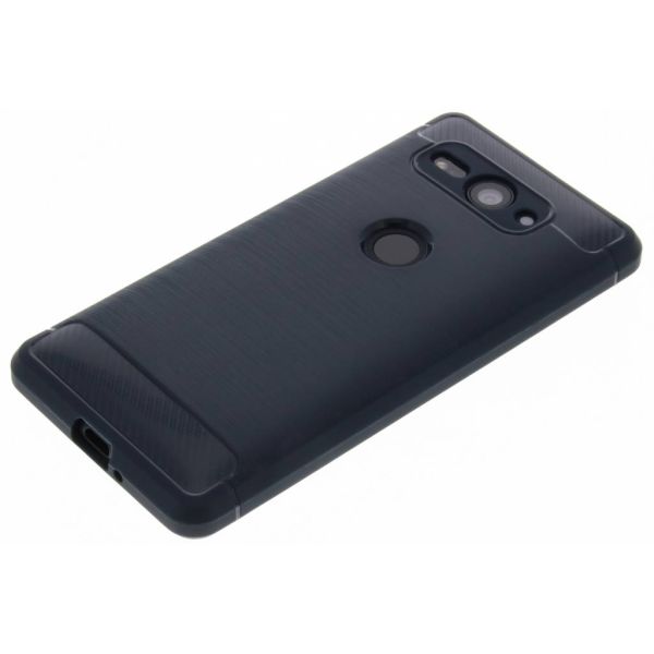 Dunkelblaues Brushed TPU Case Sony Xperia XZ2 Compact