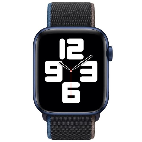 Apple Sport Loop Armband für Apple Watch Series 1-9 / SE / Ultra (2) - 42/44/45/49 mm - Charcoal - XL
