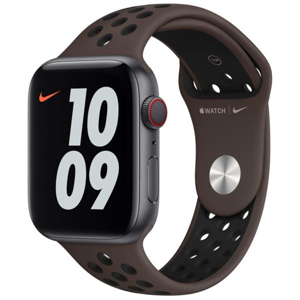 Apple Sport Band für die Apple Watch Series 1-9 / SE - 38/40/41 mm / Series 10 - 42 mm - Ironstone/Black