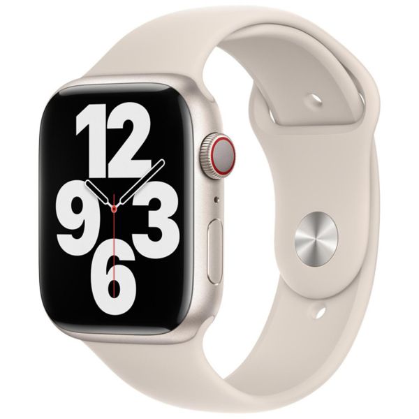 Apple Sport Band für Apple Watch Series 1-9 / SE - 38/40/41 mm / Series 10 - 42 mm - Starlight