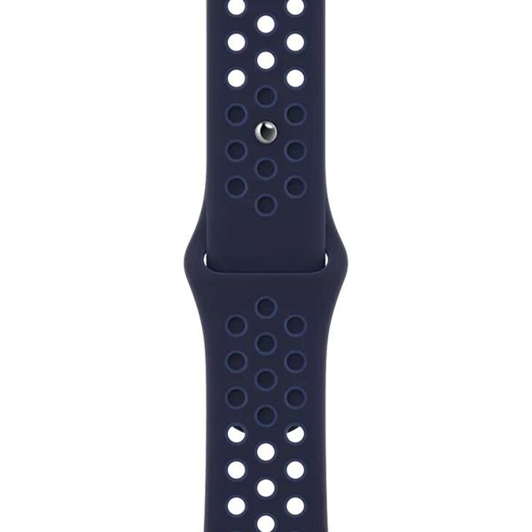 Apple Nike Sport Band für Apple Watch Series 1-9 / SE - 38/40/41 mm / Series 10 - 42 mm - Midnight Navy/Mystic Navy