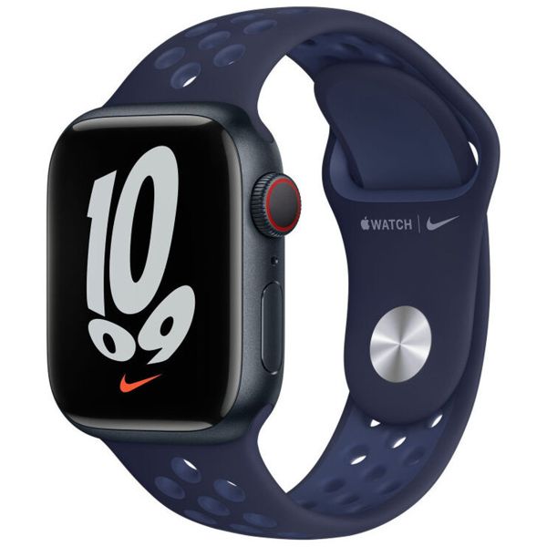 Apple Nike Sport Band für Apple Watch Series 1-9 / SE - 38/40/41 mm / Series 10 - 42 mm - Midnight Navy/Mystic Navy