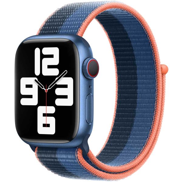 Apple Sport Loop Band für die Apple Watch Series 1-9 / SE - 38/40/41 mm / Series 10 - 42 mm - Blue Jay/Abyss Blue