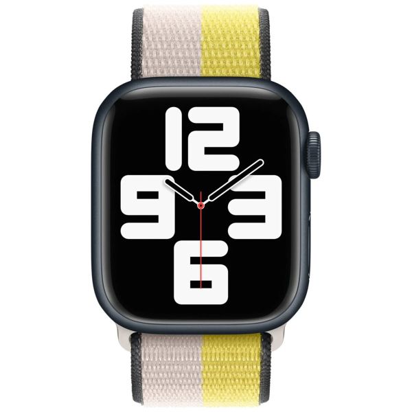 Apple Sport Loop Armband für das Apple Watch Series 1-9 / SE - 38/40/41 mm / Series 10 - 42 mm - Oat Milk/Lemon Zest