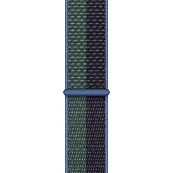 Apple Sport Loop Armband für Apple Watch Series 1-10 / SE / Ultra (2) - 42/44/45/46/49 mm - Midnight/Eucalyptus