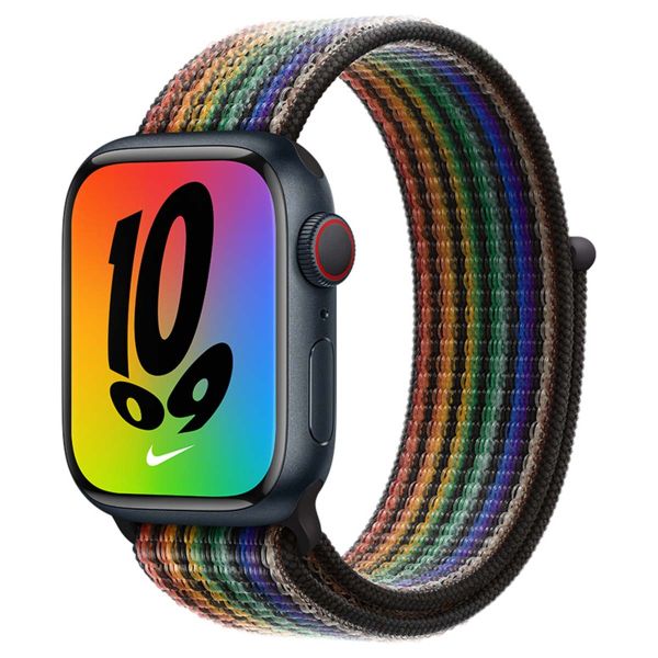 Apple Nike Sport Loop Armband für die Apple Watch Series 1-9 / SE - 38/40/41 mm / Series 10 - 42 mm - Pride Edition