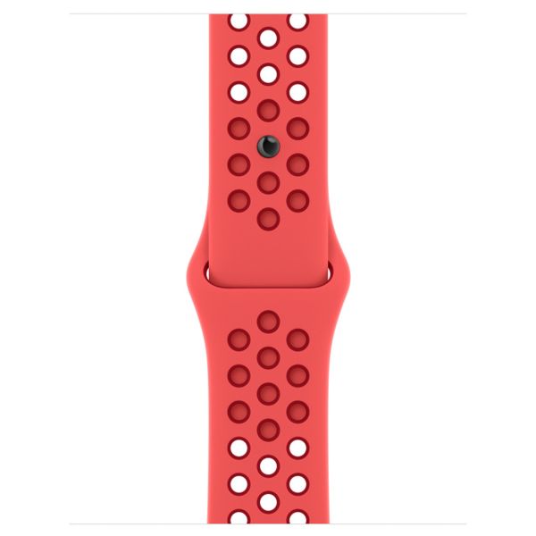 Apple Nike Sport Band für das Apple Watch Series 1-9 / SE - 38/40/41 mm / Series 10 - 42 mm - Bright Crimson / Gym Red