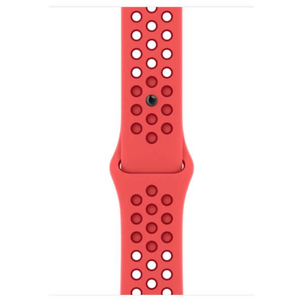 Apple Nike Sport Band für das Apple Watch Series 1-9 / SE / Ultra (2) - 42/44/45/49 mm - Bright Crimson / Gym Red