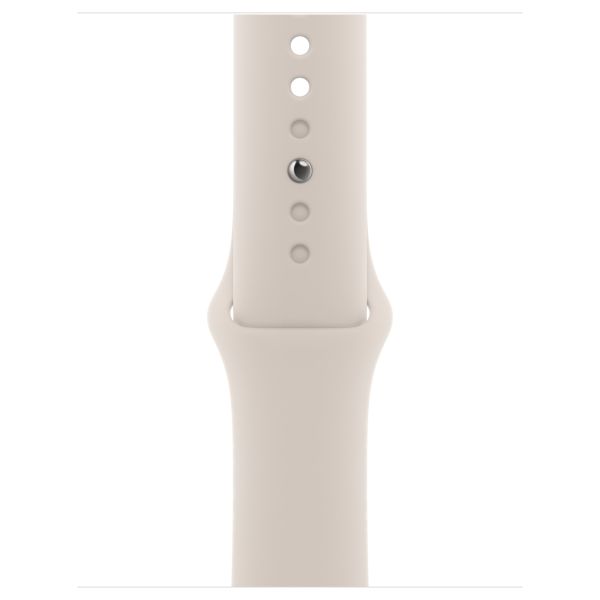 Apple Sport Band für die Apple Watch Series 1-9 / SE - 38/40/41 mm / Series 10 - 42 mm - Größe S/M - Starlight