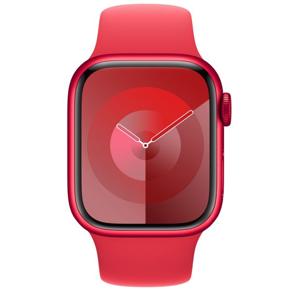 Apple Sport Band für Apple Watch Series 1-9 / SE - 38/40/41 mm / Series 10 - 42 mm - Größe S/M - Red