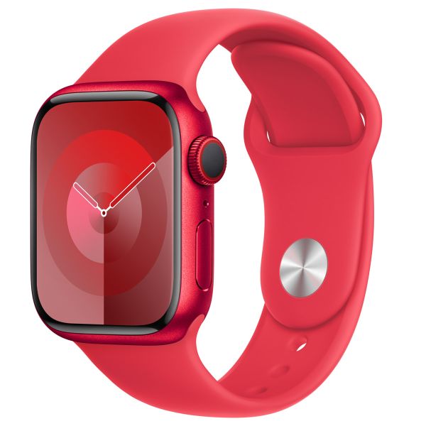 Apple Sport Band für Apple Watch Series 1-9 / SE - 38/40/41 mm / Series 10 - 42 mm - Größe S/M - Red