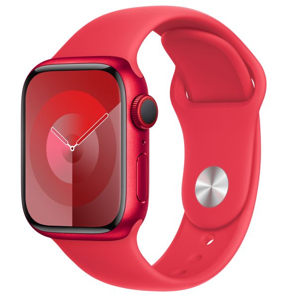 Apple Sport Band für Apple Watch Series 1-9 / SE - 38/40/41 mm / Series 10 - 42 mm - Größe M/L - Red