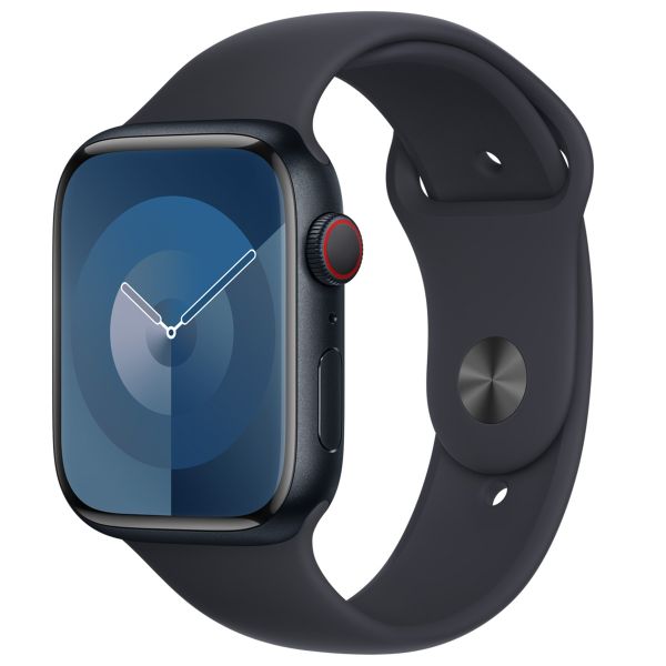 Apple Sport Band für die Apple Watch Series 1-10 / SE / Ultra (2) - 42/44/45/46/49 mm - Größe M/L - Midnight