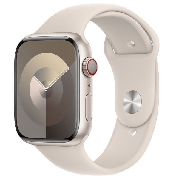 Apple Sport Band für Apple Watch Series 1-10 / SE / Ultra (2) - 42/44/45/46/49 mm - Größe M/L - Starlight