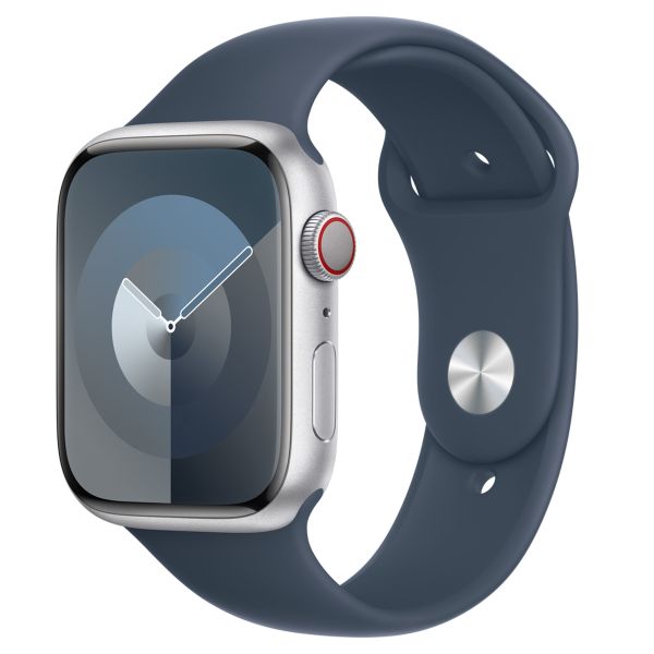 Apple Sport Band für die Apple Watch Series 1-10 / SE / Ultra (2) - 42/44/45/46/49 mm - Größe S/M - Storm Blue