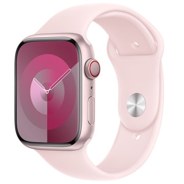 Apple Sport Band für Apple Watch Series 1-10 / SE / Ultra (2) - 42/44/45/46/49 mm - Größe M/L - Light Pink