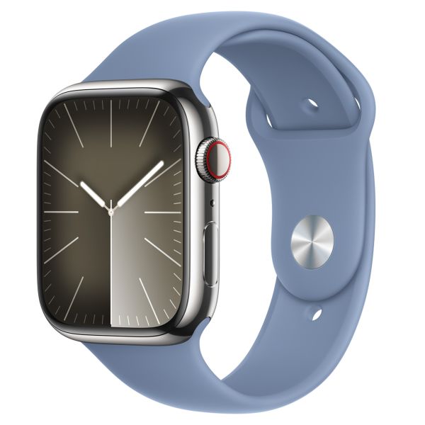 Apple Sport Band für die Apple Watch Series 1-10 / SE / Ultra (2) - 42/44/45/46/49 mm - Größe S/M - Winter Blue