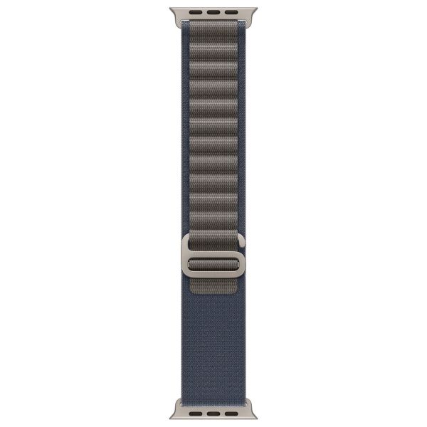 Apple Alpine Loop Band für die Apple Watch Series 1-10 / SE / Ultra (2) - 42/44/45/46/49 mm - Größe L - Blau