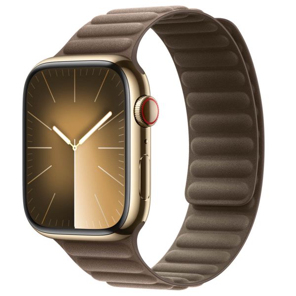 Apple Armband mit Magnetverschluss FineWoven für die Apple Watch Series 1-10 / SE / Ultra (2) - 42/44/45/46/49 mm - Größe M/L - Taupe