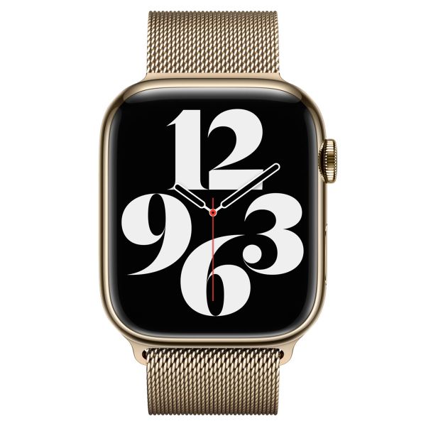 Apple Mailänder Fitness-Armband für Apple Watch Series 1-10 / SE / Ultra (2) - 42/44/45/46/49 mm - Gold