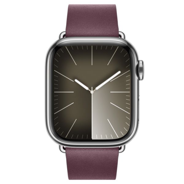 Apple Modern Buckle FineWoven für die Apple Watch Series 1-9 / SE - 38/40/41 mm / Series 10 - 42 mm - Größe M - Mulberry