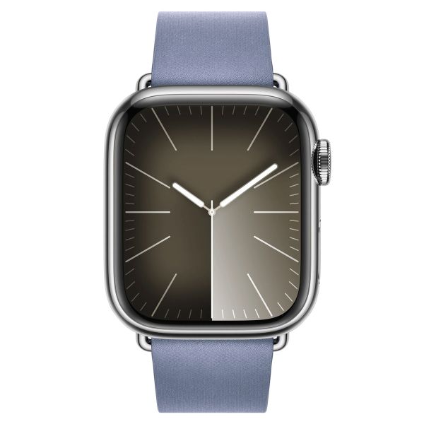 Apple Modern Buckle FineWoven für die Apple Watch Series 1-9 / SE - 38/40/41 mm / Series 10 - 42 mm - Größe L - Lavender Blue