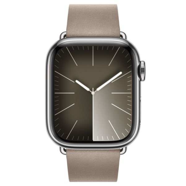 Apple Modern Buckle FineWoven für die Apple Watch Series 1-9 / SE - 38/40/41 mm / Series 10 - 42 mm - Größe L - Tan