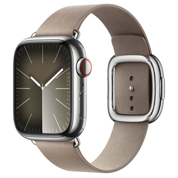 Apple Modern Buckle FineWoven für die Apple Watch Series 1-9 / SE - 38/40/41 mm / Series 10 - 42 mm - Größe L - Tan