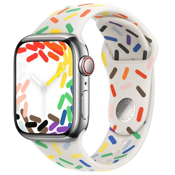 Apple Sport Band für die Apple Watch Series 1-9 / SE - 38/40/41 mm / Series 10 - 42 mm - Größe S/M - Pride Edition