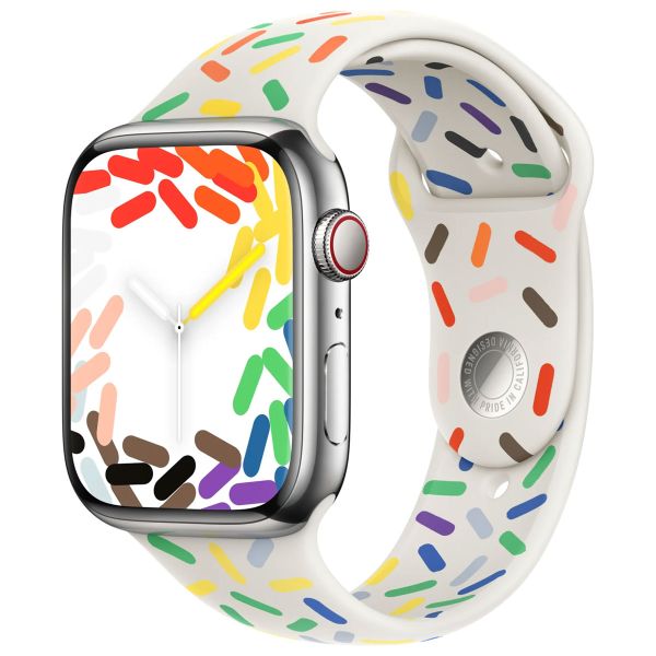 Apple Sport Band für Apple Watch Series 1-10 / SE / Ultra (2) - 42/44/45/46/49 mm - Größe S/M - Pride Edition