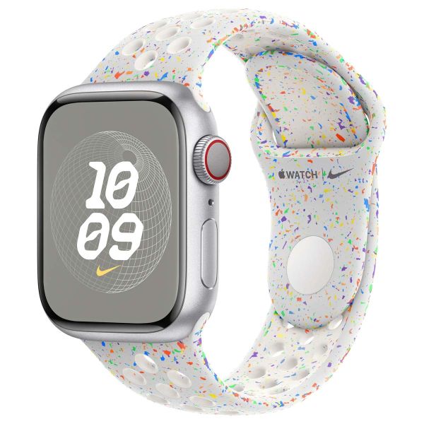 Apple Nike Sport Band für das Apple Watch Series 1-9 / SE - 38/40/41 mm / Series 10 - 42 mm - Größe M/L - Pure Platinum