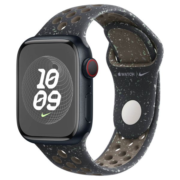 Apple Nike Sport Band für die Apple Watch Series 1-9 / SE - 38/40/41 mm / Series 10 - 42 mm - Größe M/L - Midnight Sky