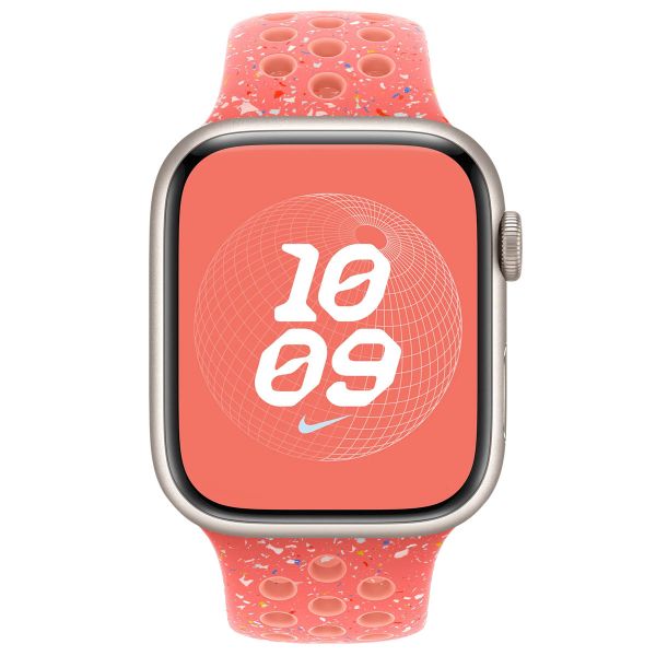 Apple Nike Sport Band für die Apple Watch Series 1-10 / SE / Ultra (2) - 42/44/45/46/49 mm - Größe S/M - Magic Ember