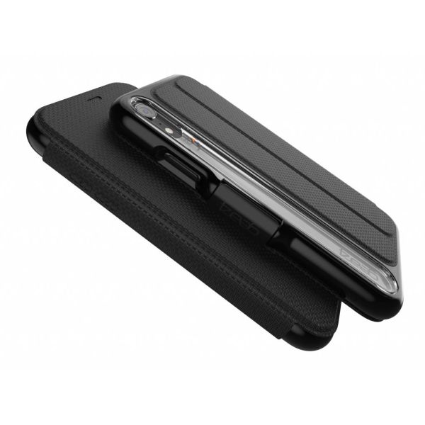 ZAGG D3O® Oxford Klapphülle Schwarz für das iPhone Xr