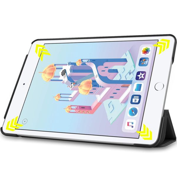 Stand Tablet Klapphülle Schwarz iPad Mini 5 (2019) / Mini 4 (2015)