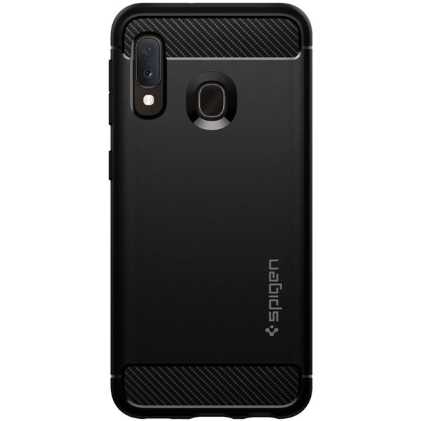 Spigen Rugged Armor Case Schwarz für Samsung Galaxy A20e