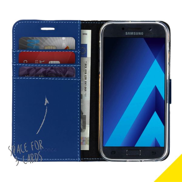 Accezz Wallet TPU Klapphülle für das Samsung Galaxy A5 (2017) - Blau