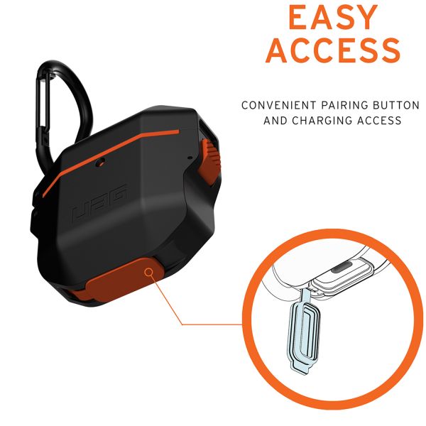 UAG Rugged Armor Shell Hardcase Schwarz für AirPods 1 / 2