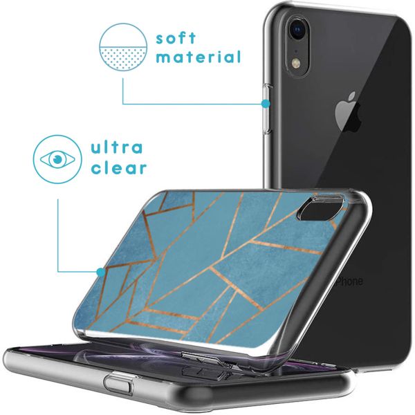 imoshion Design Hülle für das iPhone Xr - Blue Graphic