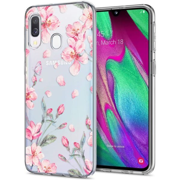 imoshion Design Hülle Samsung Galaxy A20e - Blume - Rosa